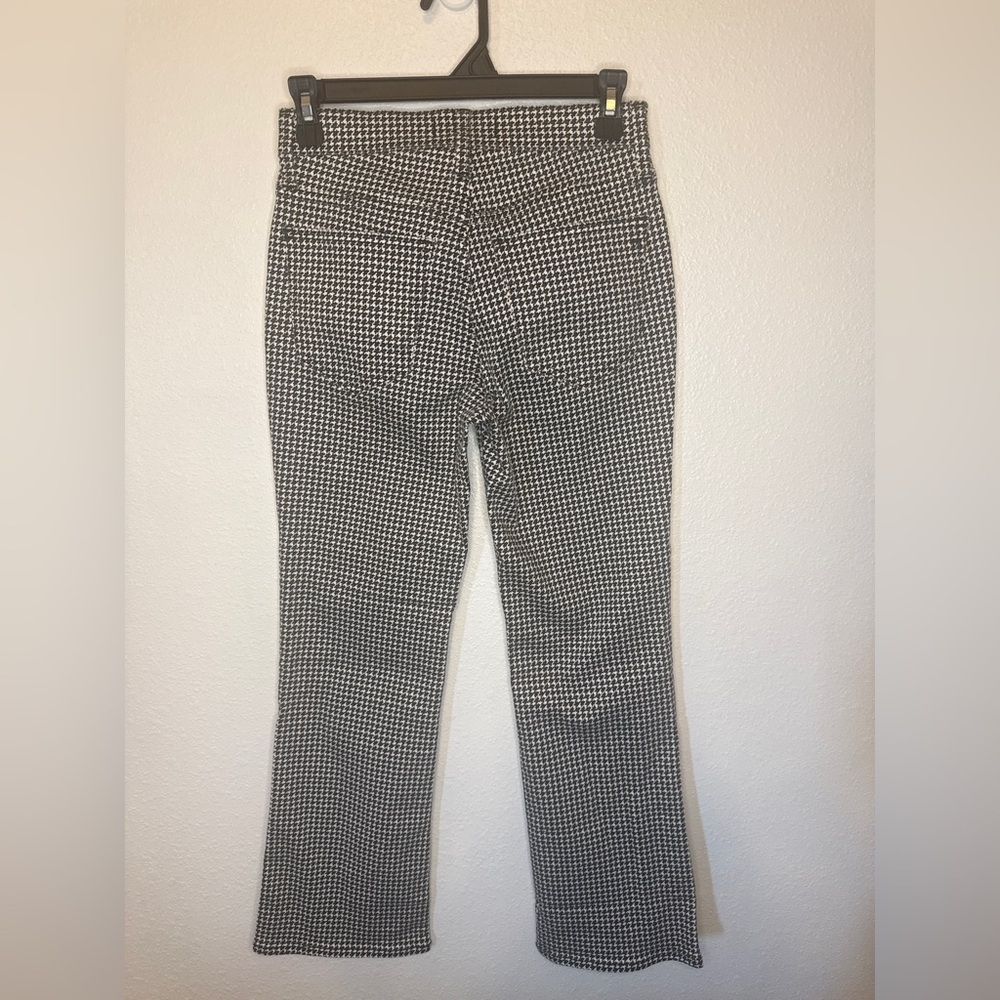 Madewell Green and Burgundy Houndstooth Pants - Picture 2 of 6